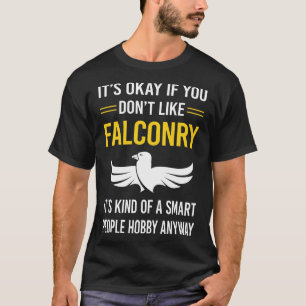 Slimme mensen Falconry Falconer T-shirt