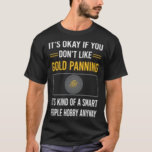 Slimme Mensen Goud Wassen Pan T-shirt (Voorkant)