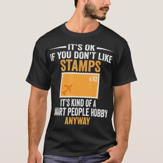 Slimme mensen hobbystempels Grappige stempelverzam T-shirt (Voorkant)
