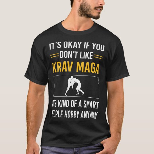 Slimme mensen Krav Maga T-shirt (Voorkant)