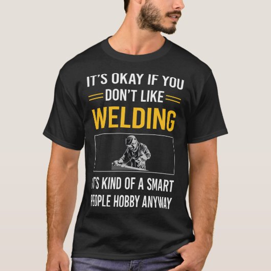 Slimme Mensen Lassen Las Lasser T-shirt (Voorkant)