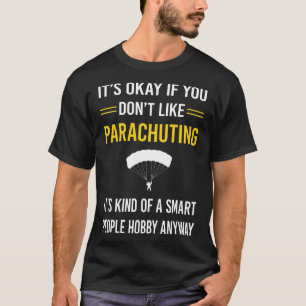 Slimme Mensen Parachutespringen Parachute Parachut T-shirt