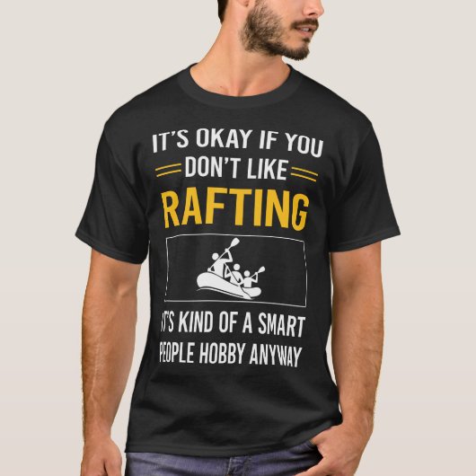 Slimme mensen raften t-shirt (Voorkant)