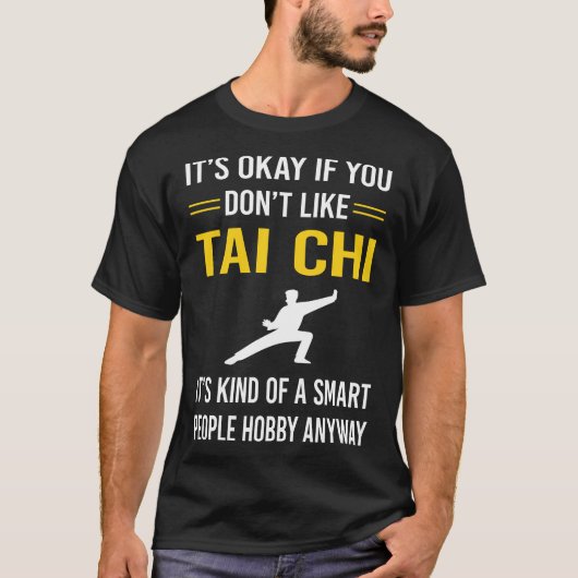 Slimme mensen Tai Chi T-shirt (Voorkant)