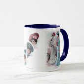 Slimme midzomerse Petten, vanmiddag gowns - 1901 Mok (Voorkant rechts)