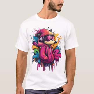 Slimme muis Grafische tee T-shirt