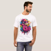 Slimme muis Grafische tee T-shirt (Voorkant volledig)