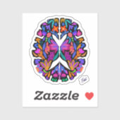 Slimme op maat gesneden vinyl sticker (Vel)