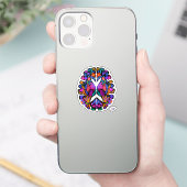 Slimme op maat gesneden vinyl sticker (Telefoon)