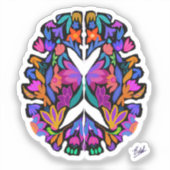 Slimme op maat gesneden vinyl sticker (Voorkant)