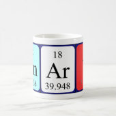 Slimme periodieke mok van de lijstnaam (Center)