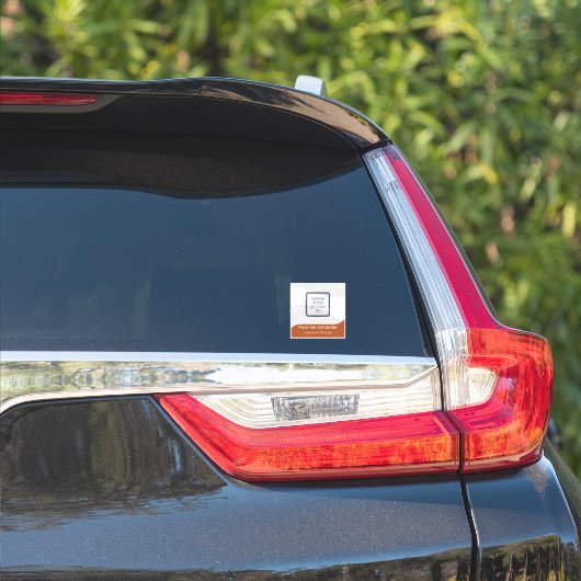 Slimme QR-code sticker voor meerdere toepassingen (Auto Zijkant)