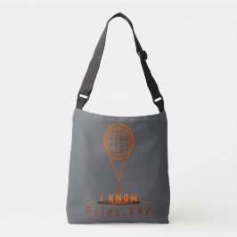 Slimme reistas voor geomatici crossbody tas