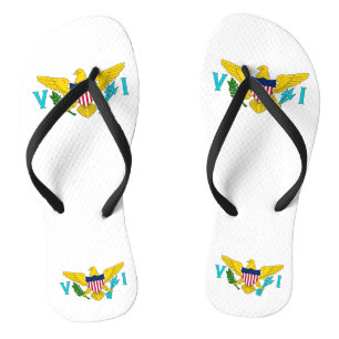Slimme riemen voor volwassenen met de vlag van de teenslippers