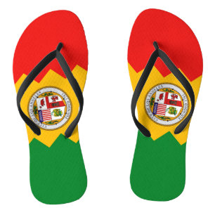 Slimme riemen voor volwassenen met vlag van Los An Teenslippers