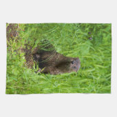 Slimme Rivierotter Theedoek (Horizontaal)