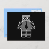 Slimme robot briefkaart (Voorkant / Achterkant)