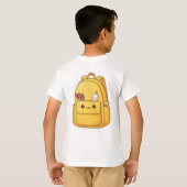 Slimme Robot & Lamp Student Grafische T-Shirt (Achterkant volledig)