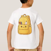 Slimme Robot & Lamp Student Grafische T-Shirt (Achterkant)