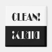 Slimme Schone of Vuile Vaatwasser Magneet (Voorkant)