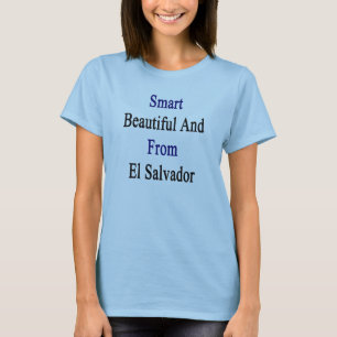 Slimme schoonheid en El Salvador T-shirt