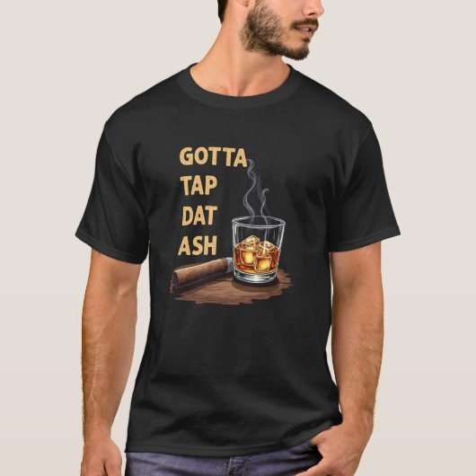 Slimme Sigarenwhiskeyas T-shirt (Voorkant)