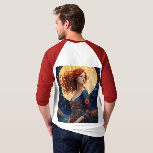 Slimme T-shirts voor heren (Achterkant volledig)