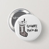 "Slimme" telefoon Ronde Button 5,7 Cm (Voorkant /achterkant)