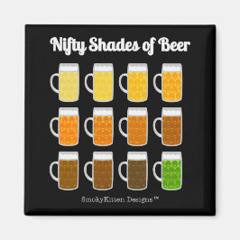 Slimme tinten bier (tinten/kleuren bieren) magneet