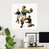Slimme Truc Dummy - Vintage Rugby Print (Thuiskantoor)