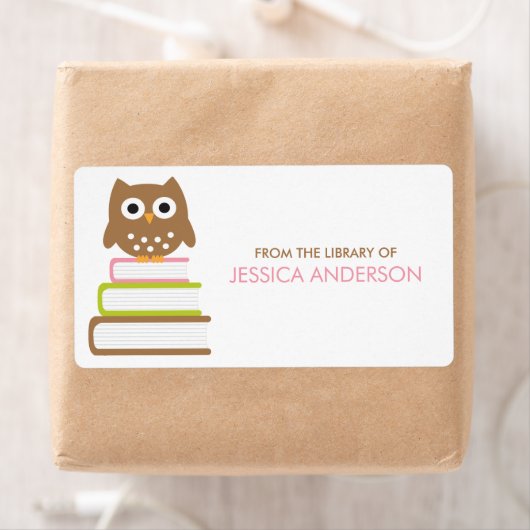 Slimme Uil Bookplaten Labels (Insitu)