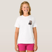 Slimme Uil Wiskunde Professor Kinderen T-shirt (Voorkant volledig)