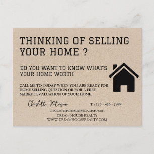 Slimme Vastgoed Farming Marketing Kraft Briefkaart