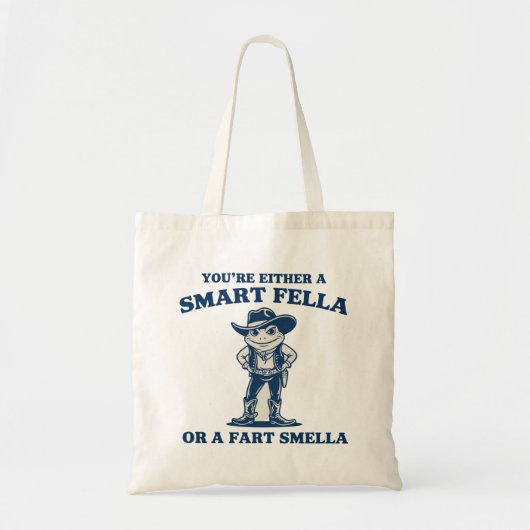 Slimme vent of Scheet Smella Retro Kikker Meme Gra Tote Bag (Voorkant)