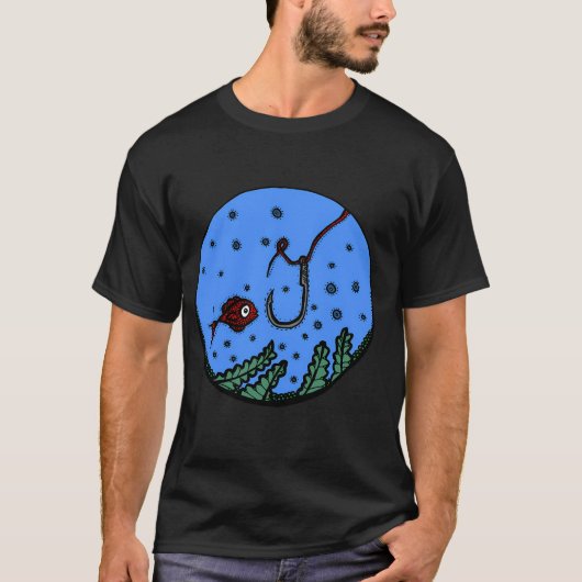 Slimme Vis T-shirt (Voorkant)