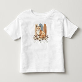 Slimme Vos Citaat Waterverf Kunst Kinder Shirts