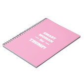 Slimme vrouw voor Trump Notitieboek (Linkerzijde)