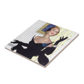 Slimme vrouwen zijn gevaarlijk te 2 tegeltje (Zijkant)