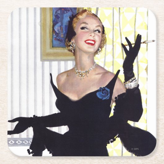 Slimme vrouwen zijn te gevaarlijk kartonnen onderzetters (Voorkant)