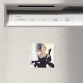 Slimme vrouwen zijn te gevaarlijk magneet (Insitu (Vaatwasser))