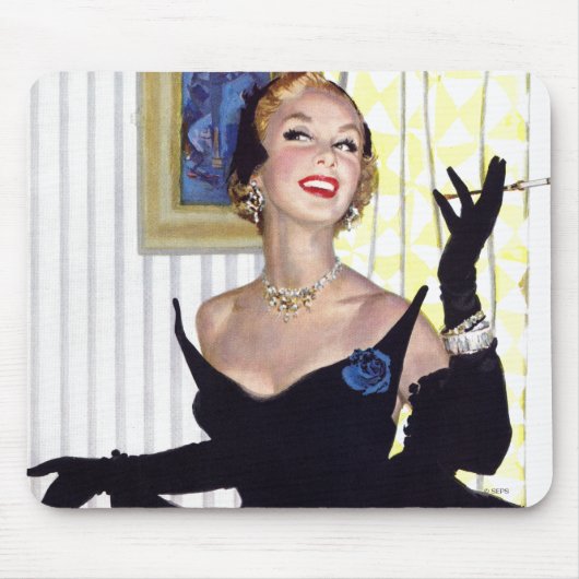 Slimme vrouwen zijn te gevaarlijk muismat (Voorkant)