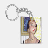 Slimme vrouwen zijn te gevaarlijk sleutelhanger (Voorkant Links)