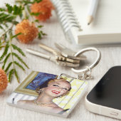 Slimme vrouwen zijn te gevaarlijk sleutelhanger (Voorkant Rechts)