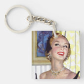 Slimme vrouwen zijn te gevaarlijk sleutelhanger (Voorkant)