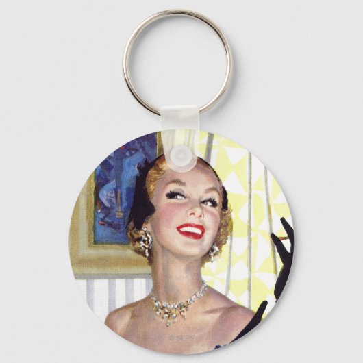 Slimme vrouwen zijn te gevaarlijk sleutelhanger (Voorkant)