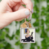 Slimme vrouwen zijn te gevaarlijk sleutelhanger (Hand)