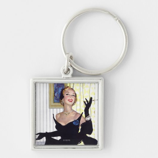 Slimme vrouwen zijn te gevaarlijk sleutelhanger (Voorkant)