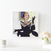 Slimme vrouwen zijn te gevaarlijk vierkante klok (Huis)