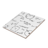 Slimme wiskunde whiteboard tegeltje (Zijkant)