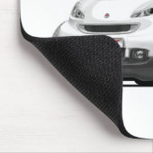 Slimme witte auto muismat (Hoek)